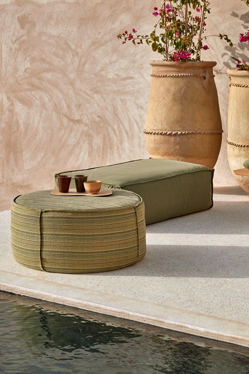 MANUTTI Прямоугольный садовый пуф из ткани Touch Fs-thpf112 - Вид №7