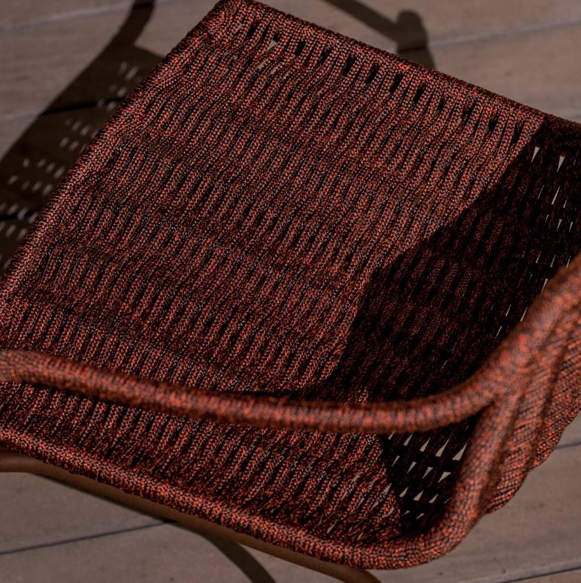 EXPORMIM Штабелируемый веревочный садовый стул с подлокотниками Lapala C596t - Вид №2