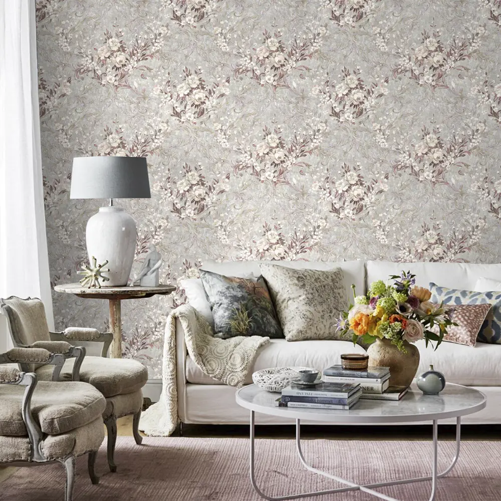 Обои флизелиновые Erismann Callisto бежевые 1.06 м 60099-06 STLM-2001870 - Вид №2