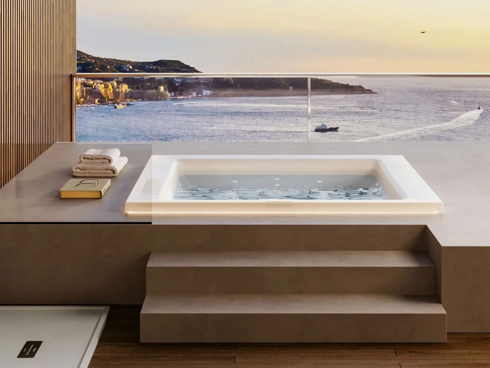 3-местный прямоугольный встраиваемый мини-бассейн DISENIA HELBA 210 ARCH-00028513