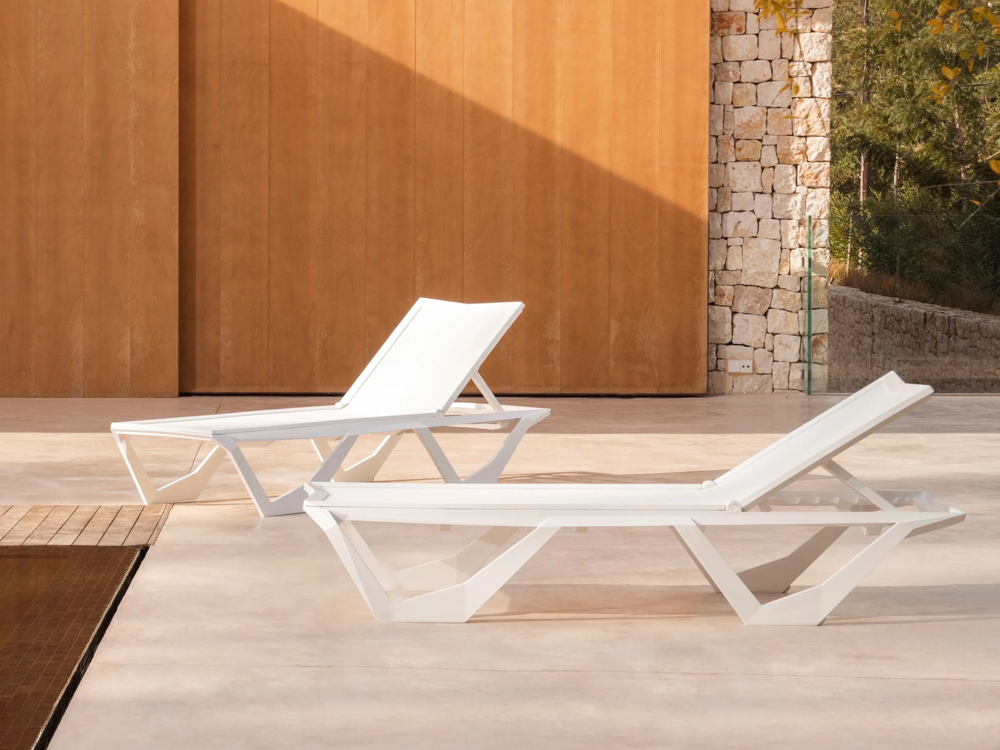 Полипропиленовая откидная Садовая кровать Vondom воксель ARCH-00107756 - Вид №3