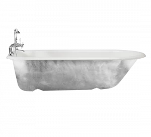 Gentry Home Bexley Cast iron bathtubs with feet Серебряный лист GH103277