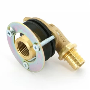 Водорозетка надвижная В латунная REHAU 20 x 1/2" бронза, для гипсокартона 28 мм RAUTITAN RX