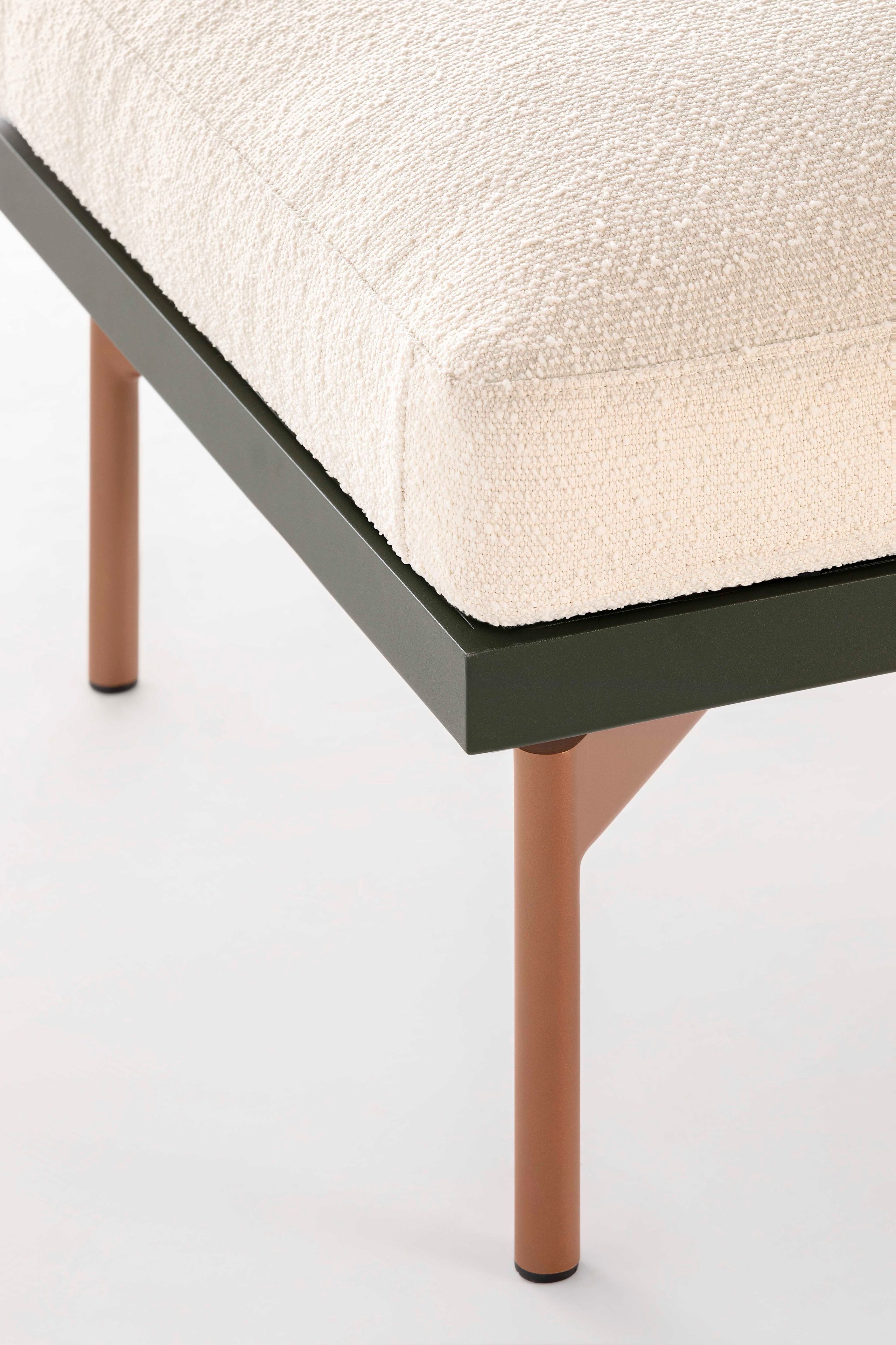 Квадратный пуф из ткани GANDIABLASCO волны ARCH-00039946 - Вид №9