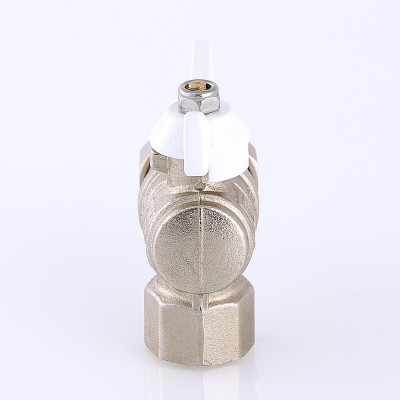 VT.228.NRW.04 Кран шаровой VALTEC BASE угловой с полусгоном и дополнительным уплотнением Valtec 1/2"  - Вид №6