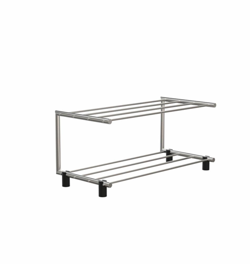 FROST Ножки для полки для обуви » 4 шт. чернить Резина / нержавеющая сталь Черный N1929-4  - Вид №3