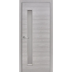 Комплект двери остекленная 80x200 см Hardflex цвет ясень серый с добором 200 мм