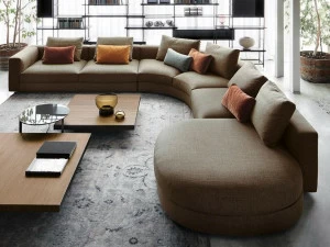 Lema Модульный угловой диван из ткани с шезлонгом