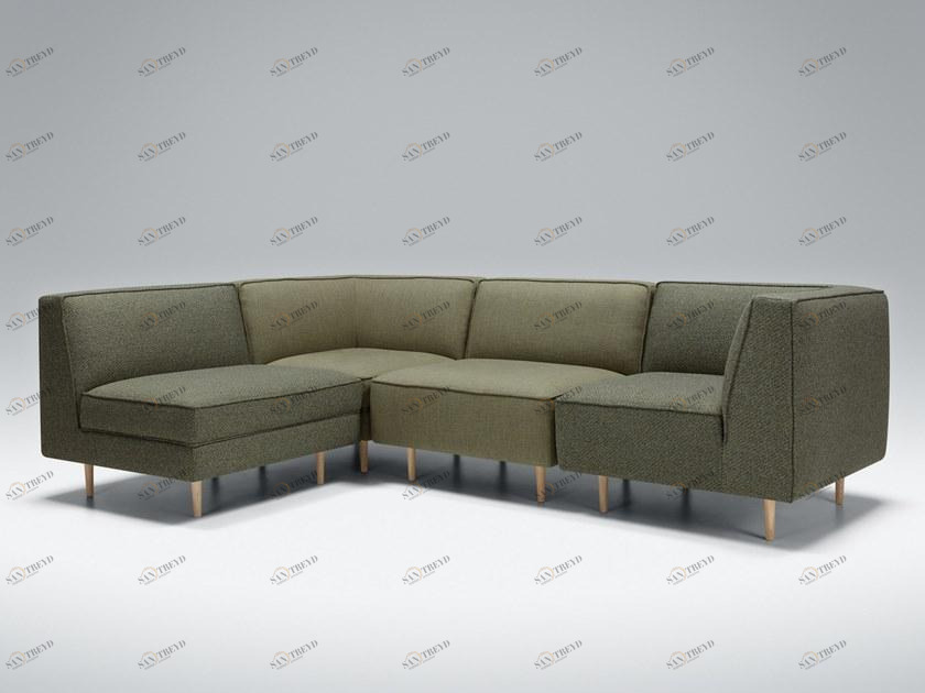 Sits Модульный угловой диван из ткани sun-id-1474759