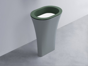 AMLA65-MU+AMPILO-BL+AMCOLO-BR Раковина Amedeo Ovale отдельностоящая cielo Enjoy + Amedeo