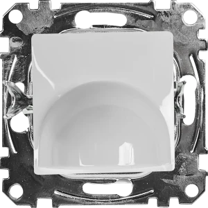 Вывод кабеля встраиваемый Systeme Electric Sedna цвет белый