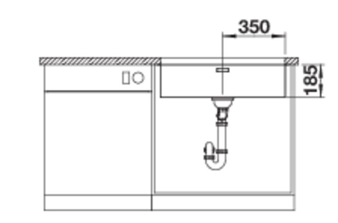 526125 Кухонная мойка Blanco Solis 700-U  Blanco Solis  - Вид №4