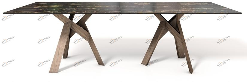 Calligaris Прямоугольный керамический стол sun-id-1351934