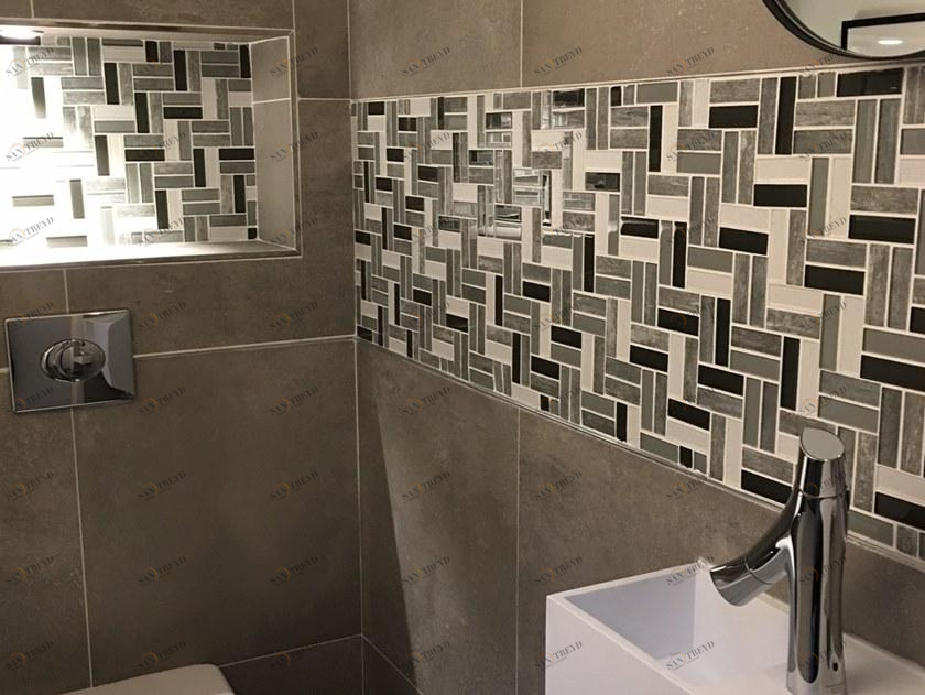 Mat Inter Стеклянная мозаика sun-id-1379635