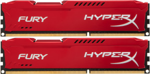 HX313C9FRK2/8 8gb 1333mhz ddr3 cl9 dimm (kit of 2) hyperx fury red series Kingston