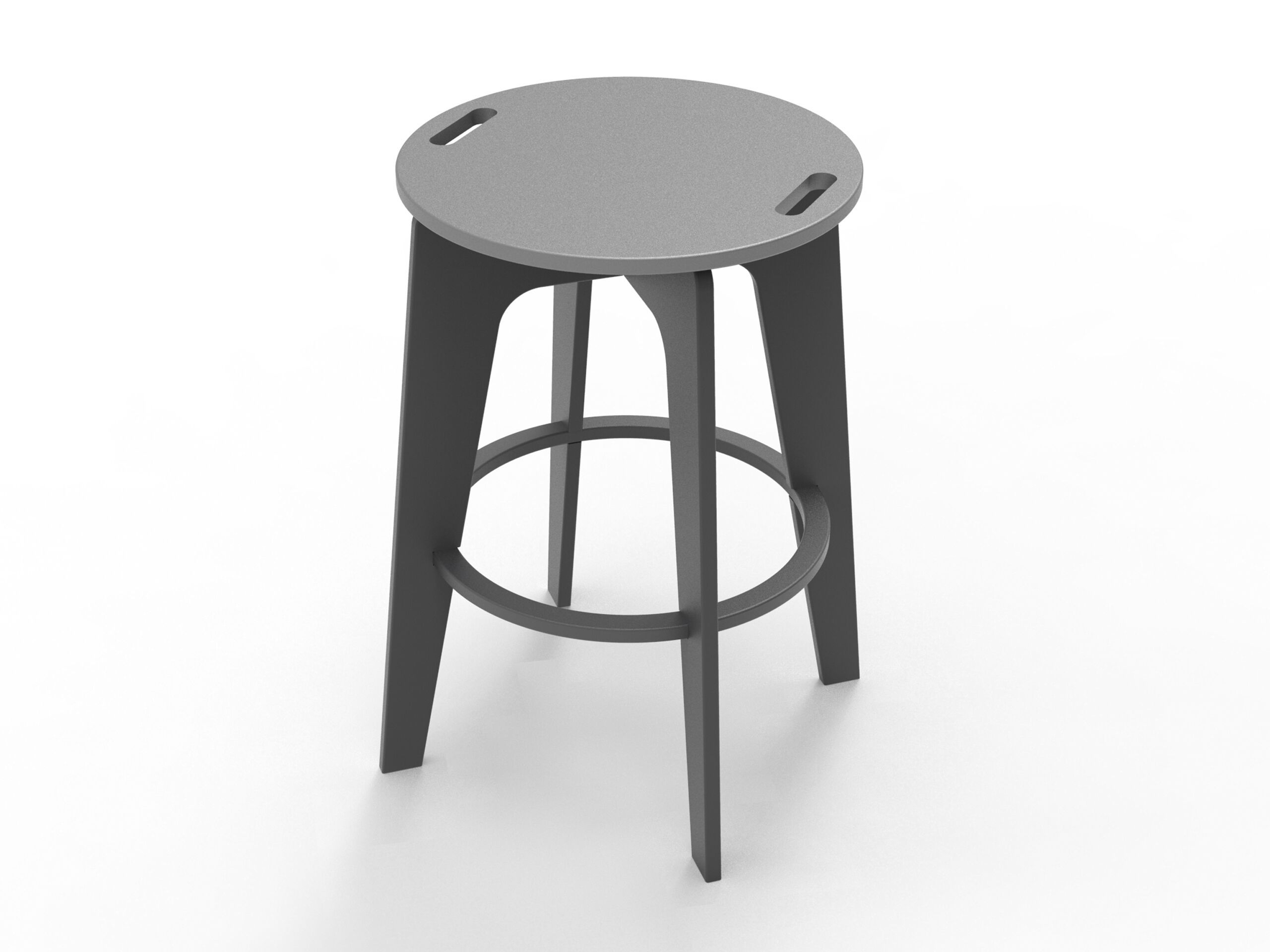 Полиэтиленовый барный стул с подставкой для ног Donye Beat ARCH-00075078 - Вид №3