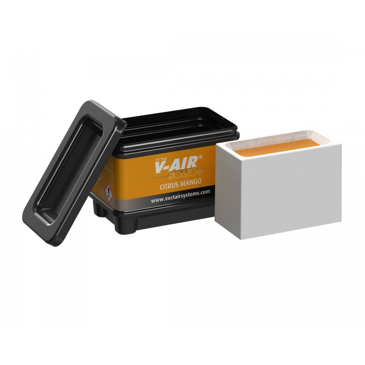 V-SOLIDP SWEET P VECTAIR SYSTEMS Профессиональный картридж ароматизатор воздуха V-Air Solid Plus Глициния со сладким горохом Черный (упаковка)  - Вид №5