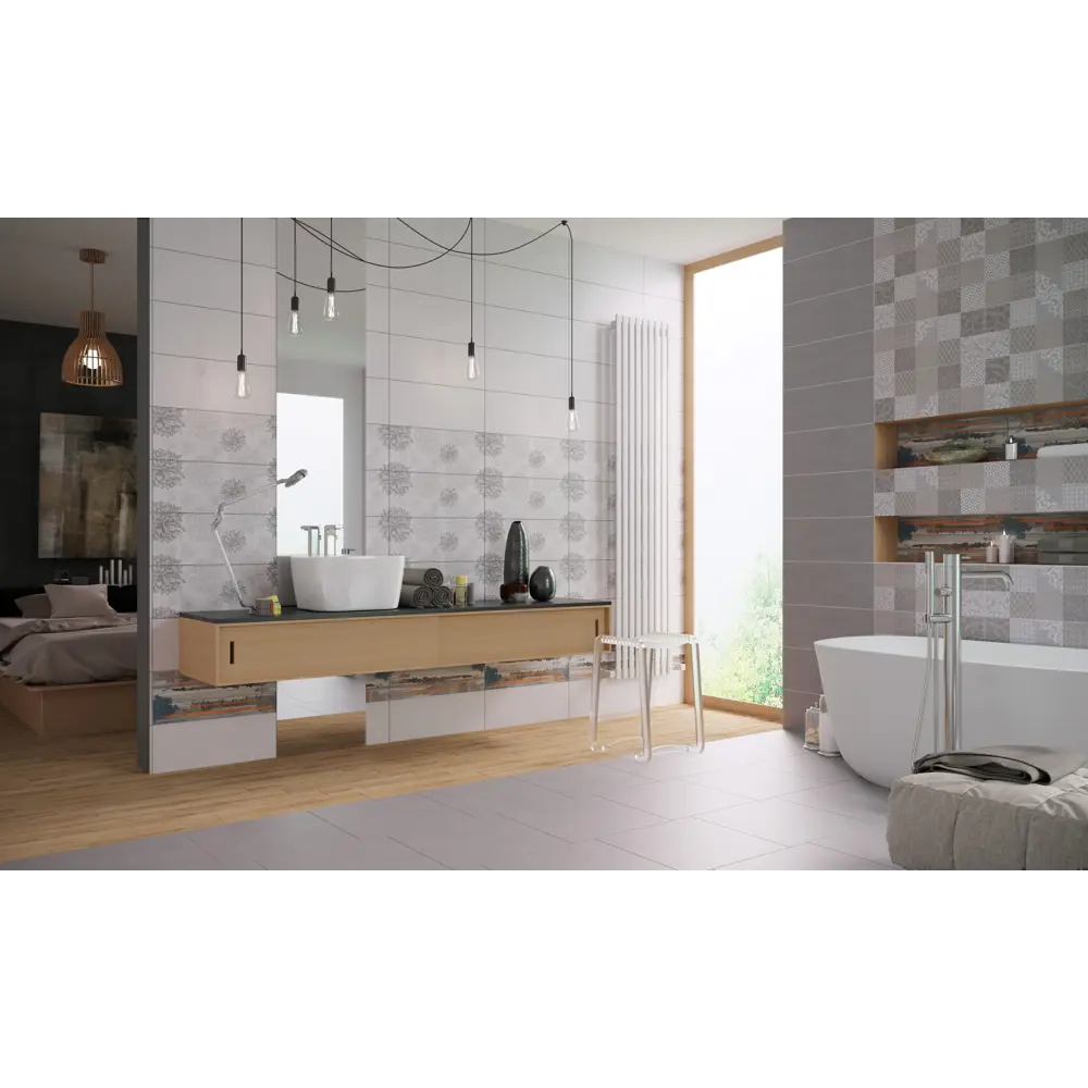 Плитка напольная Osaka 40x40 см 1.12 м² цвет темно-серый 82497527 STLM-2057142 Golden Tile - Вид №4