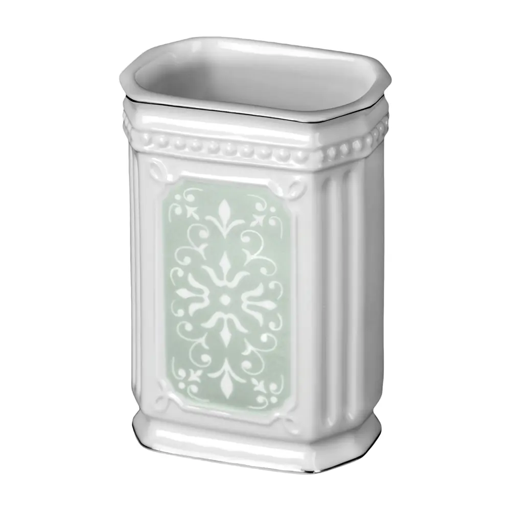 Стакан для зубных щёток Hermitage керамика цвет белый WESS STLM-2201219