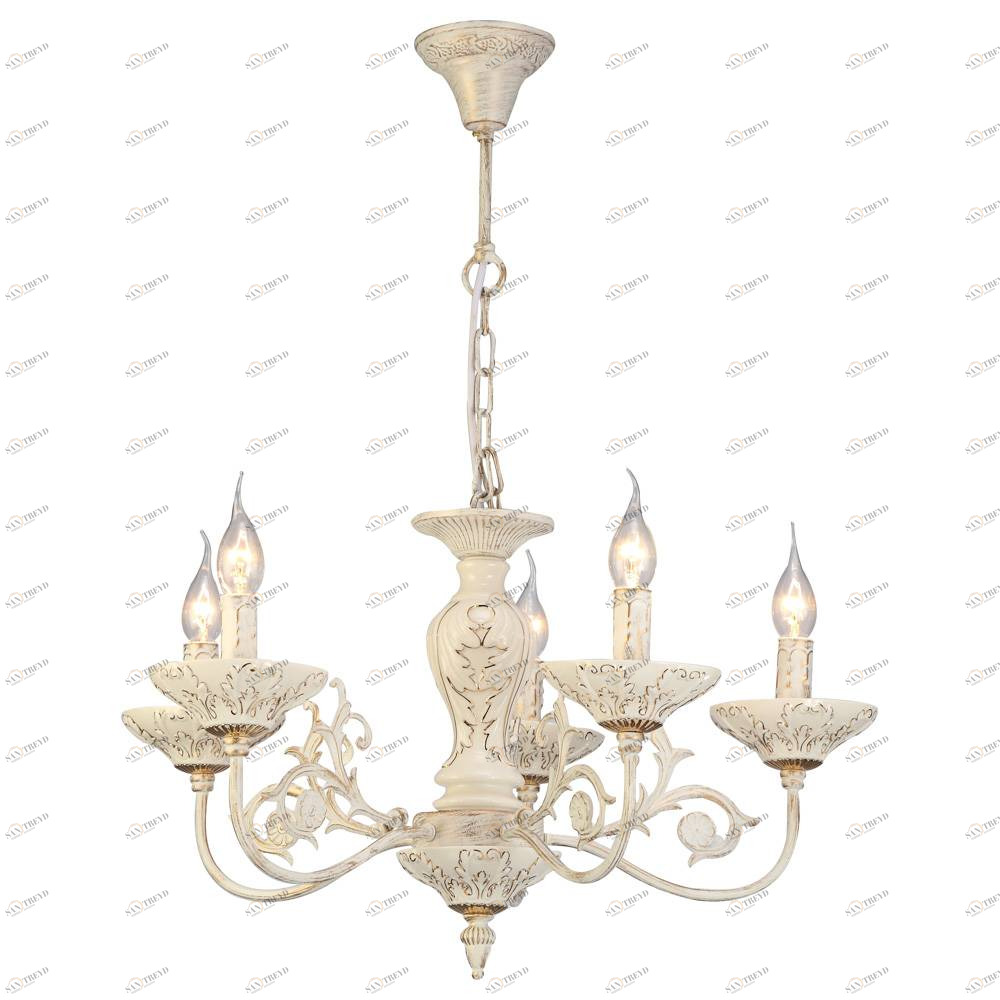 Подвесная люстра Arte Lamp Faina A5326LM-5WG ARTE LAMP ДИЗАЙНЕРСКИЕ, FAINA 056563 Белый 