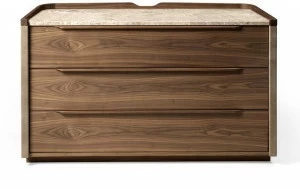 Arte Brotto Комод из ореха и мрамора Leonardo L335m