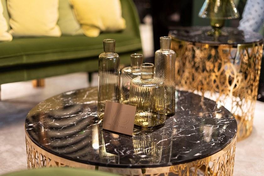 VGnewtrend Круглый журнальный столик из мрамора sun-id-1454960 - Вид №6