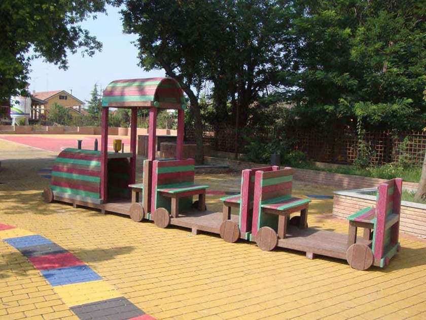 Рециркулированная пластиковая игровая структура EUROCOMITALIA TRENINO ARCH-00060901