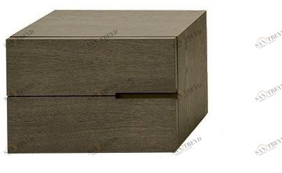 PIANCA Тумбочка прикроватная лакированная прямоугольная с ящиками Segno sun-id-1493332