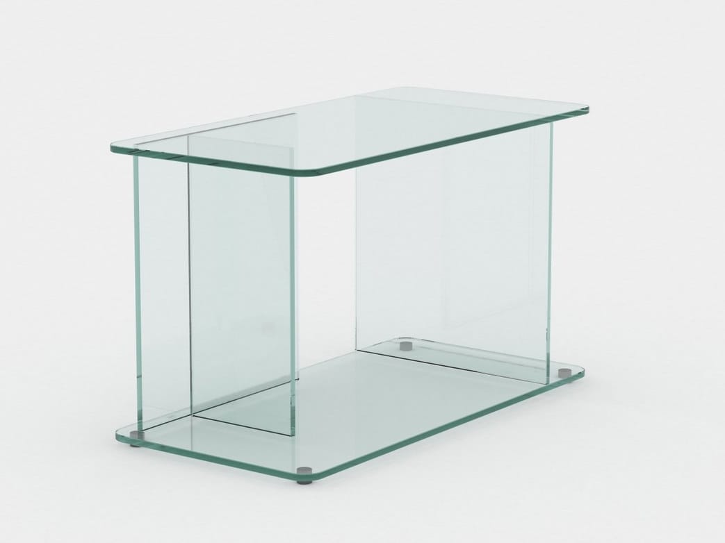 Прямоугольный журнальный столик из закаленного стекла Case LUCENT ARCH-00082819 - Вид №4