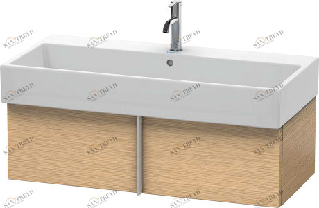 VA612801212 Тумбочка подвесная Vero Air #VA6128 984 x 431 мм Дуб брашированный, натуральный шпон Duravit