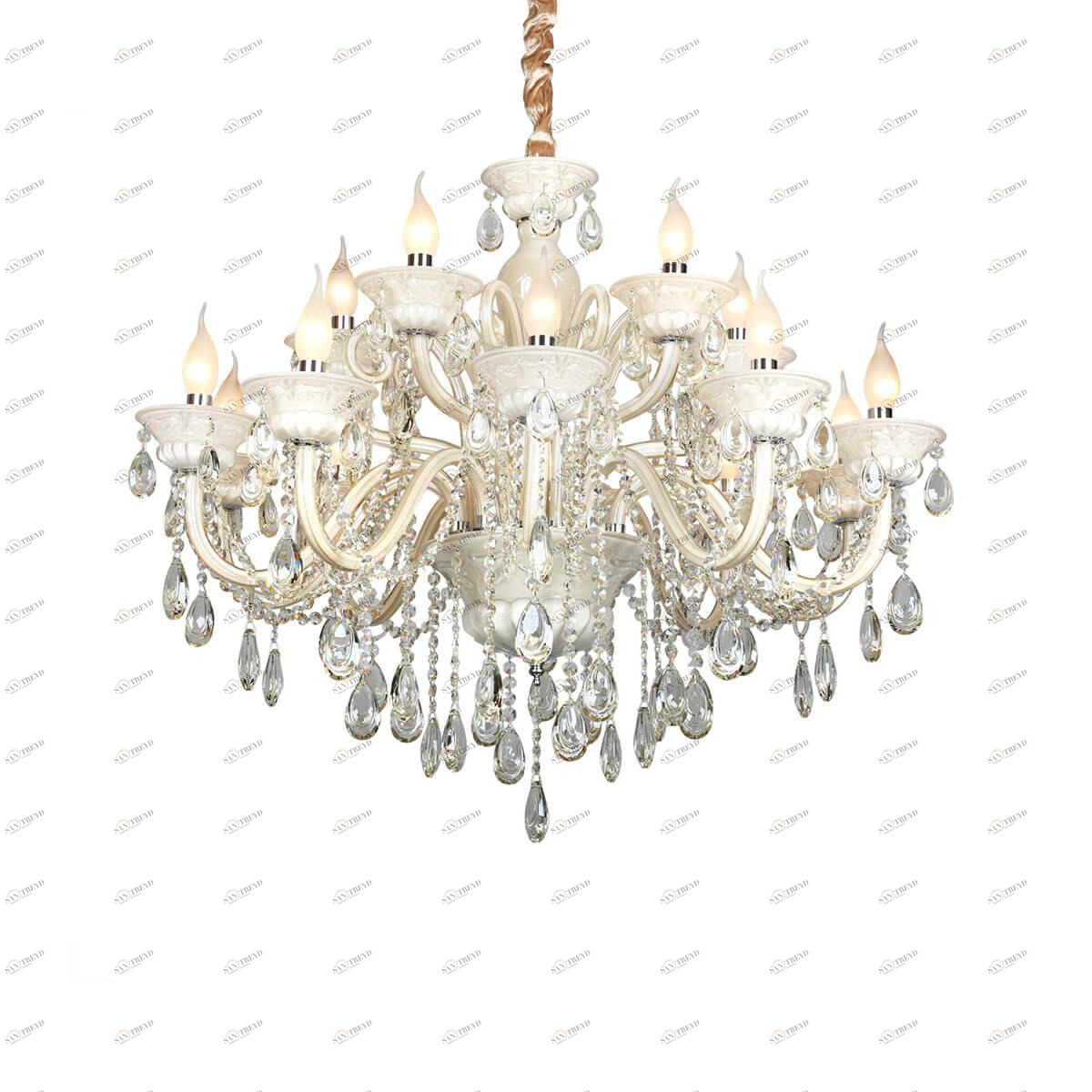 Подвесная люстра Omnilux OML-30503-15 хром OMNILUX ДИЗАЙНЕРСКИЕ 188081 Хром 