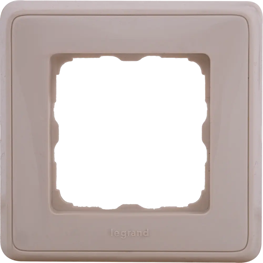 Рамка для розеток и выключателей Legrand Cariva 1 пост, цвет слоновая кость STLM-2070593