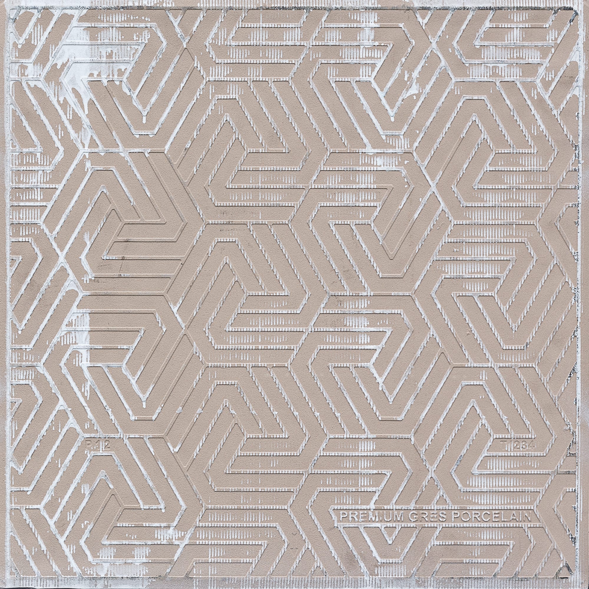 89128832 Керамогранит Anthracide 47x47 см 1.55 м² цвет черный Slate Santreyd - Вид №2