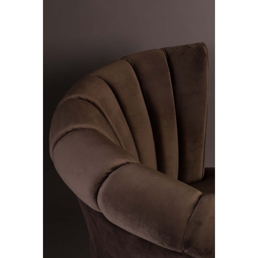 Кресло Flair темно-коричневое Dutchbone 3100055 - Вид №5
