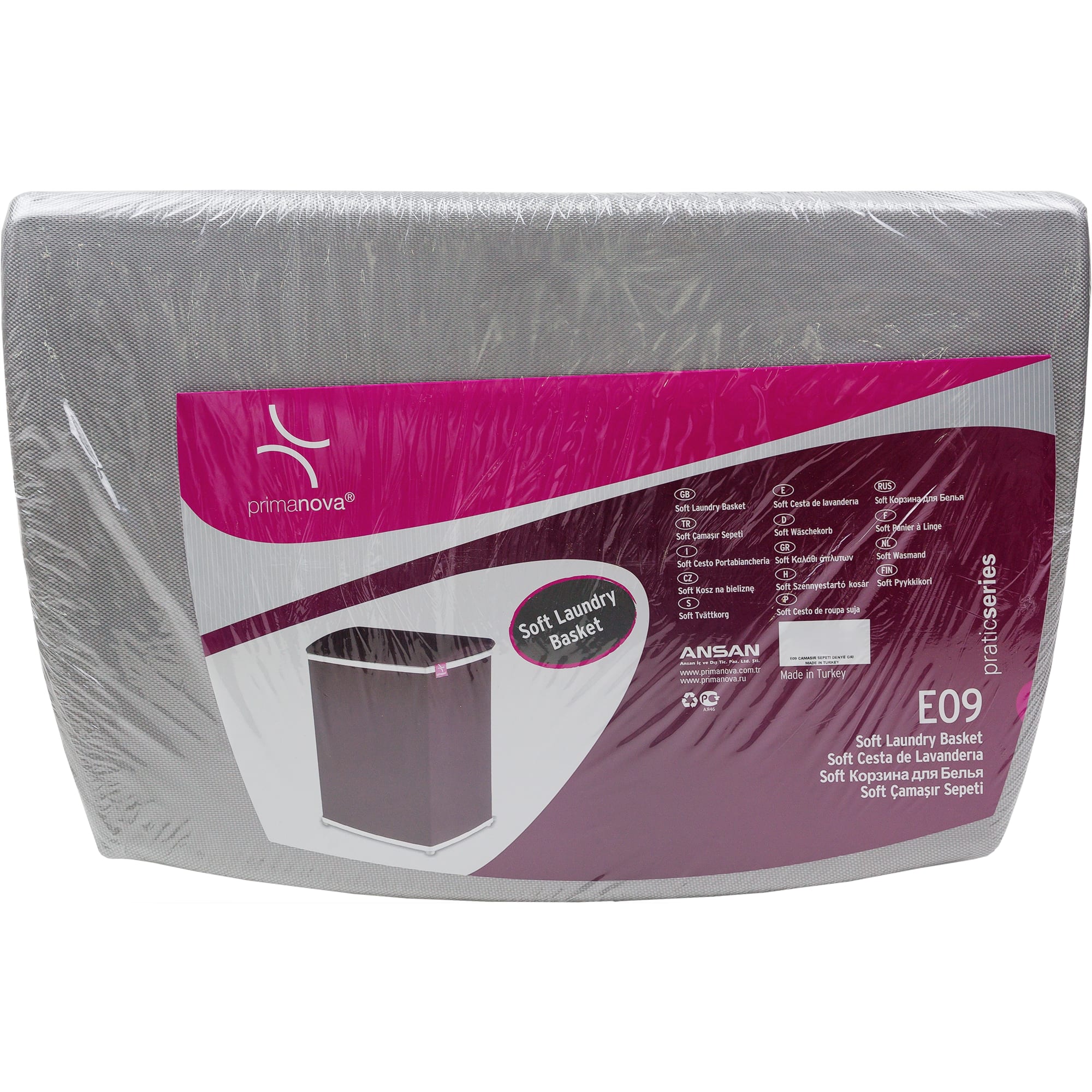 82158588 Корзина для белья цвет серый E09 Santreyd  - Вид №5