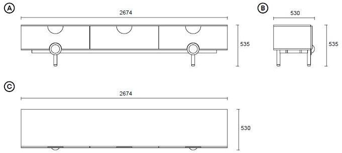 Enza Home Стеновая система из лакированной мдф Ottavia sun-id-1485084 - Вид №2