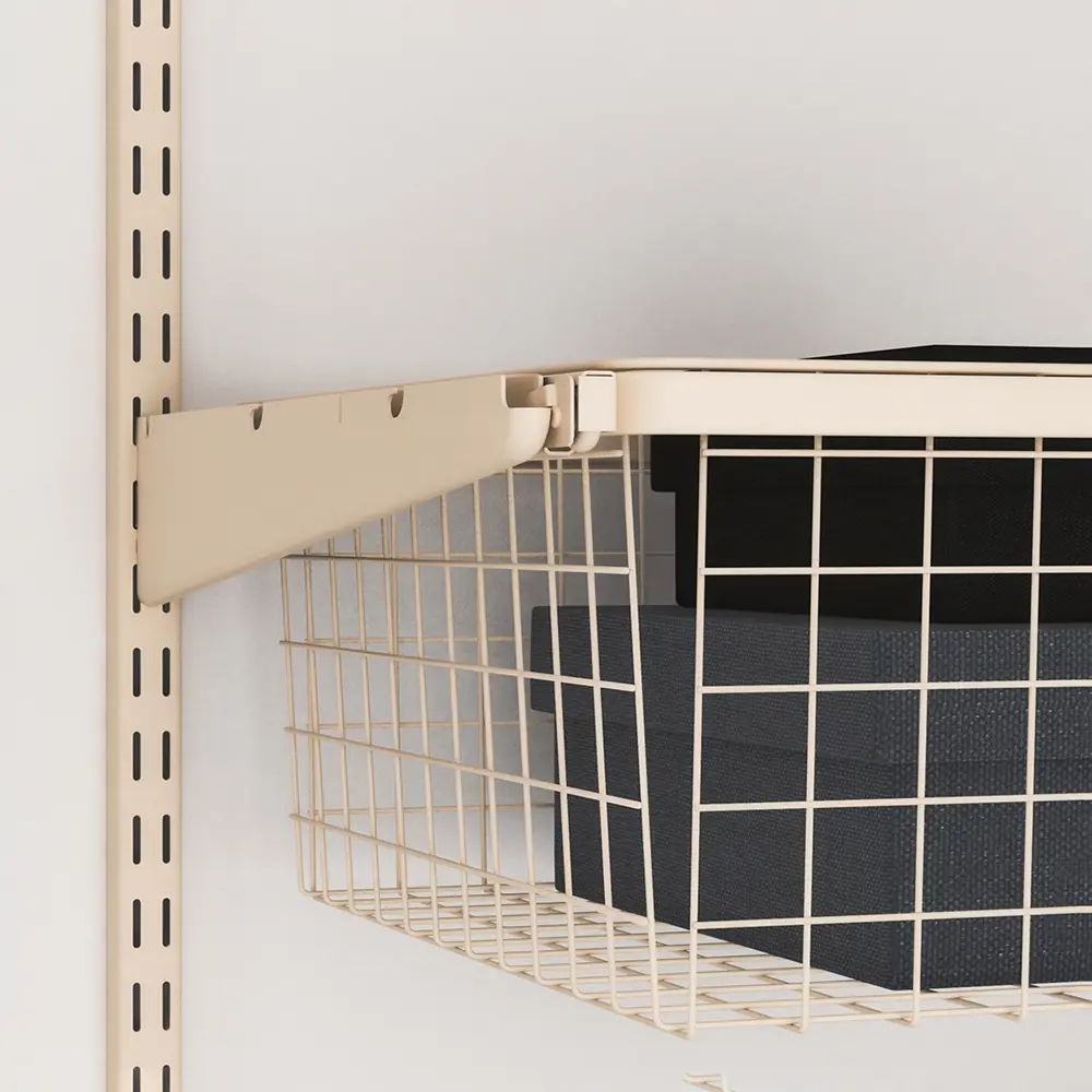 LARVIJ Корзина для стеллажа бежевая 55.5x41x18.5 см 84804131 STLM-0055424 - Вид №9