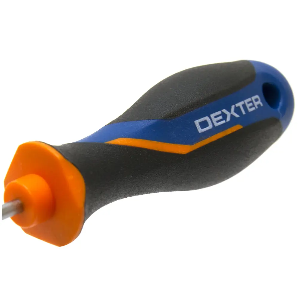 Отвертка шлицевая Dexter с магнитным наконечником SL2.5x75 мм 18147553 STLM-0009580 - Вид №4