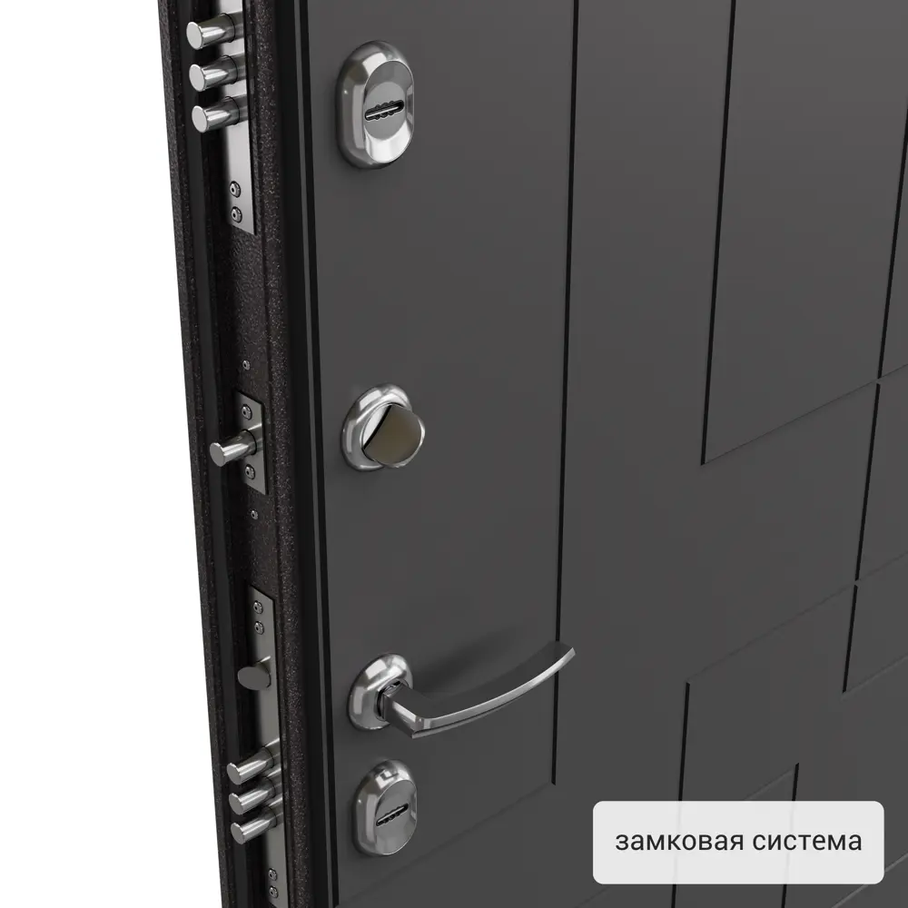 Дверь входная металлическая Термо 95x205 см правая цвет ринго пепел TOREX STLM-2199338 - Вид №2