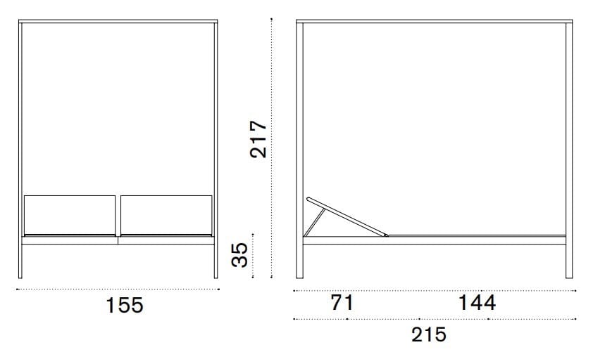 Садовая кровать с балдахином Ethimo открытый ARCH-00046994 - Вид №3