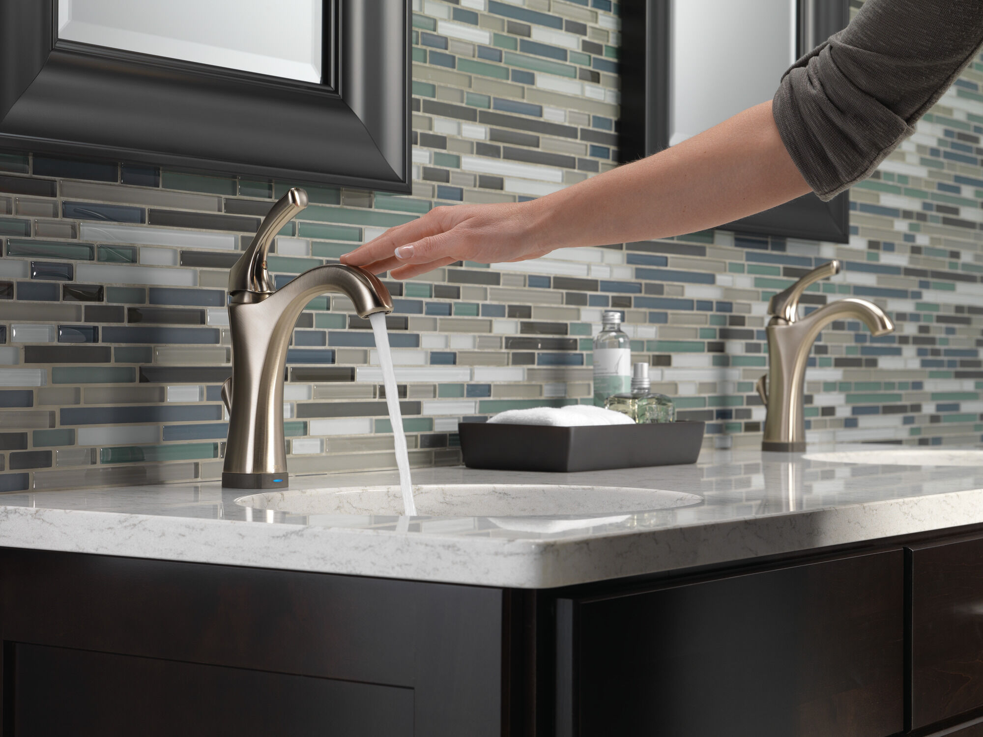 Смеситель для ванной с одной ручкой с технологией Touch2O.xt® Delta Faucet 592T-SS-DST - Вид №10