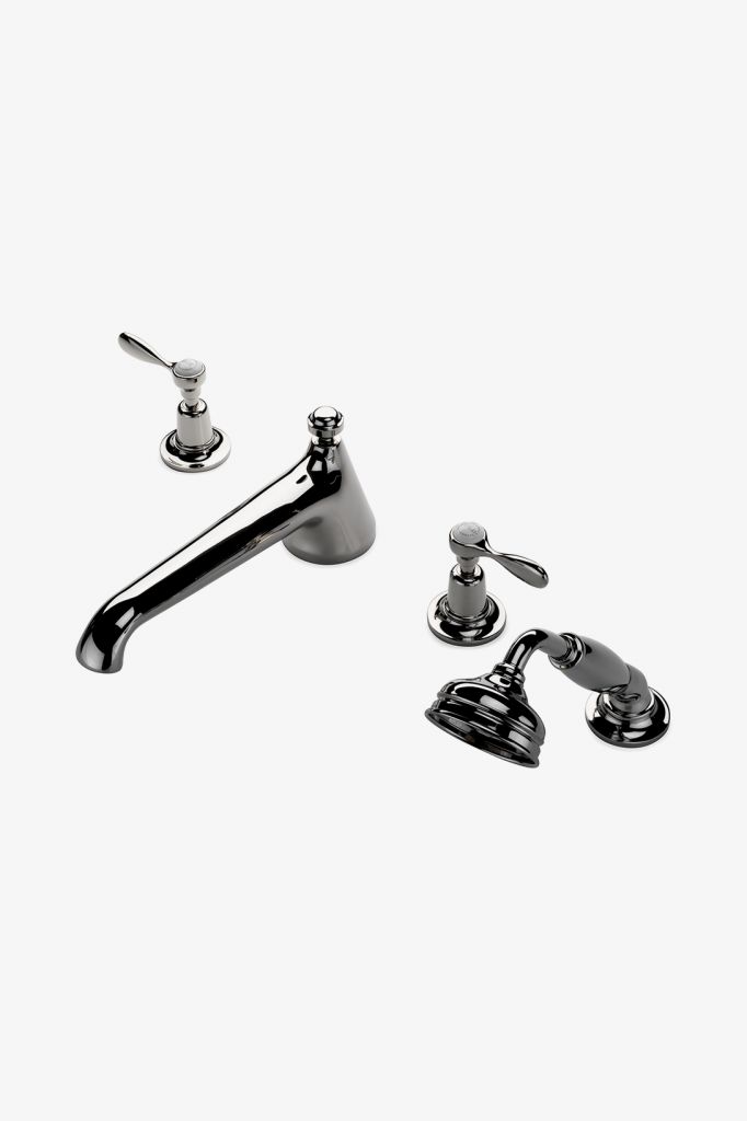 EATF02 Скрытый низкопрофильный наполнитель для ванн Easton Classic с ручным душем с рычажными ручками Waterworks 