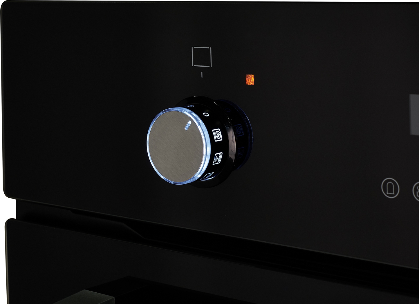 EOA 29 PDB 59.5х59.5x61 см, 58л, 9 режимов, утапливаемые переключатели, дисплей, электронное управление с сенсорными кнопками, гриль, конвекция, черное стекло Weissgauff Santreyd  - Вид №1