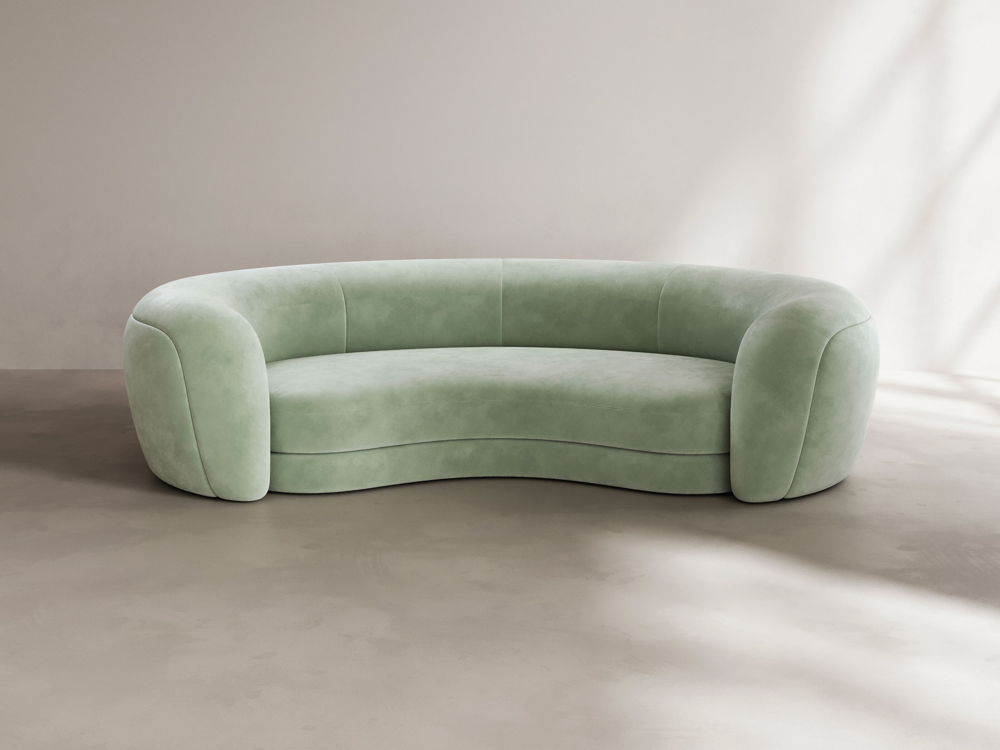 3-местный изогнутый тканевый диван Paloma Editions Palace ARCH-00140235 - Вид №3