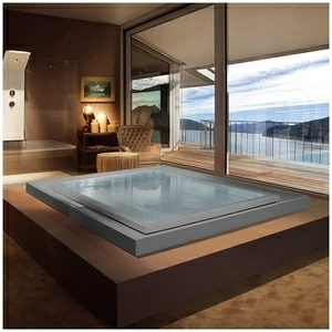 Бассейн Gruppo Treesse Fusion 230 SPA-V863H-SE встроенный прямоугольный серый