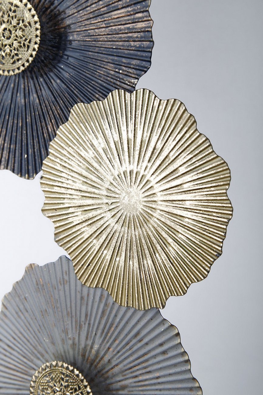 Панно настенное металлическое 74 см 93006 Tomas Stern TOMAS STERN  00-3865433 Серый  - Вид №2