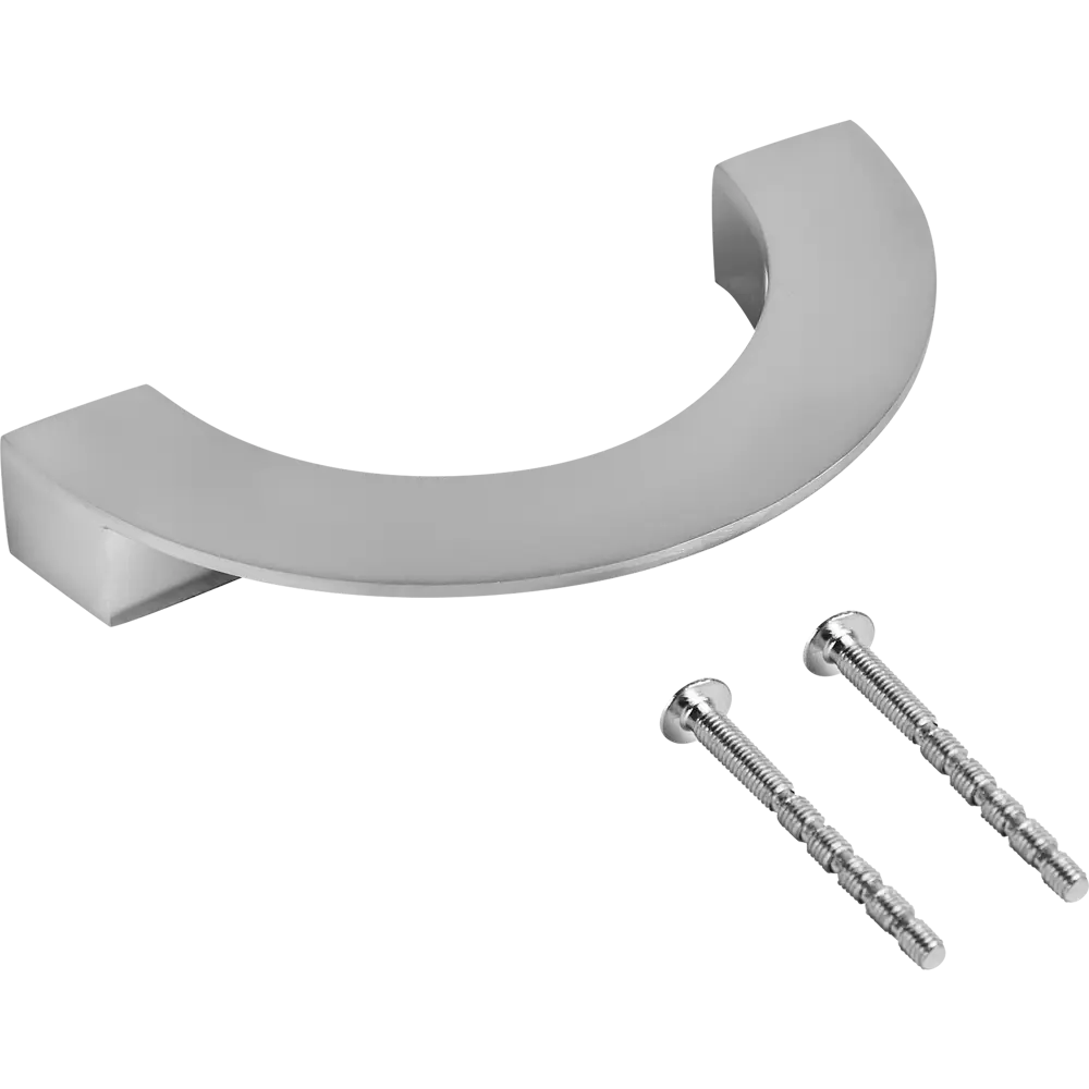 87377957 Ручка-скоба мебельная L4.033 96 мм цвет матовый хром STLM-1009646 LARVIJ 