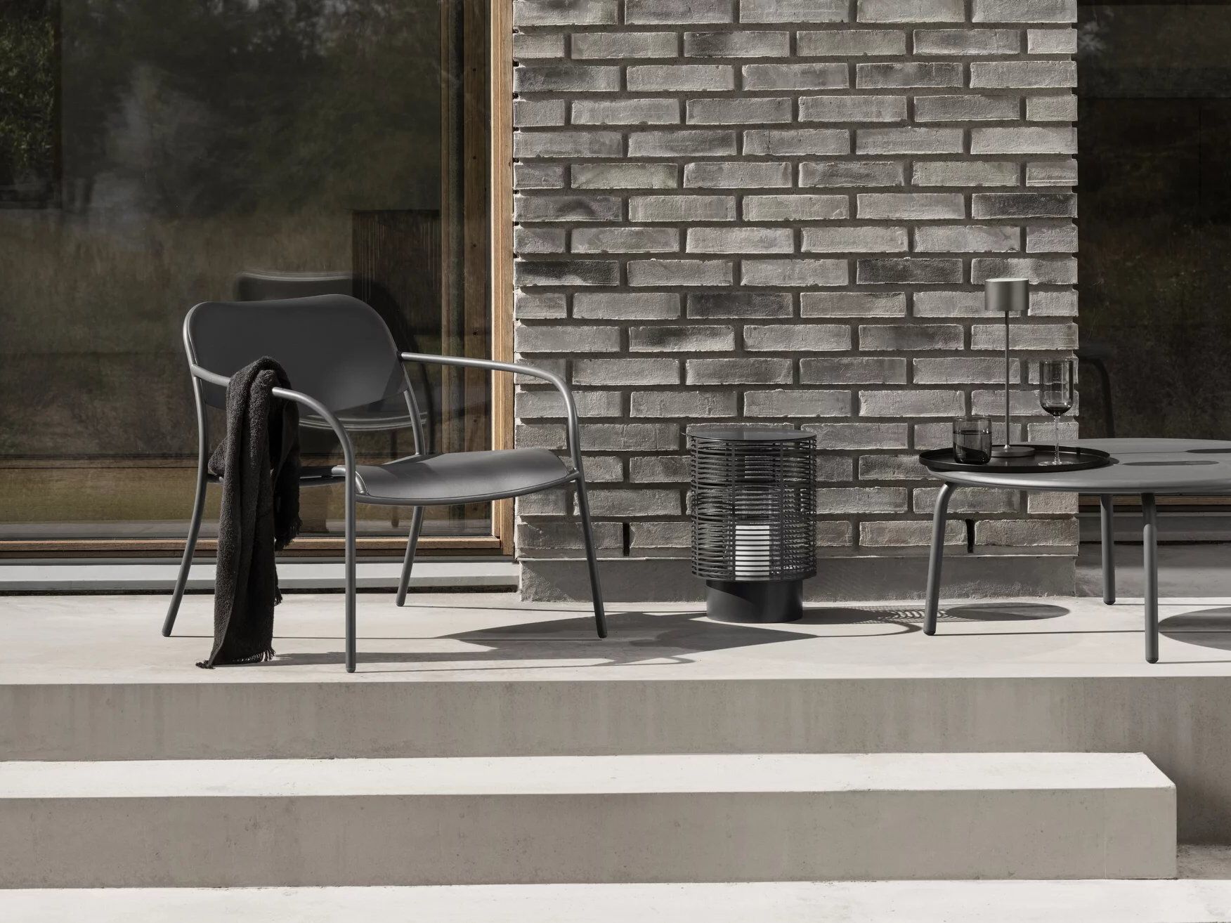 Стальной фонарь с порошковым покрытием blomus Olea ARCH-00058286 - Вид №3