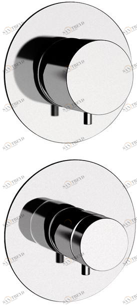 Remer Rubinetterie Смеситель для душа из хромированной латуни с переключателем Minimal thermo Nt 95 c