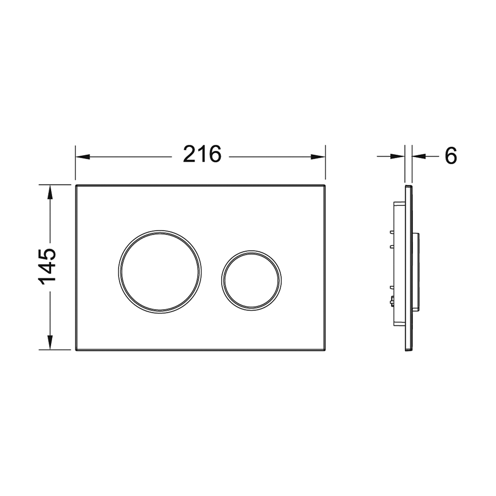 K440920 Комплекты из инсталляций и панелей смыва Tece  - Вид №4